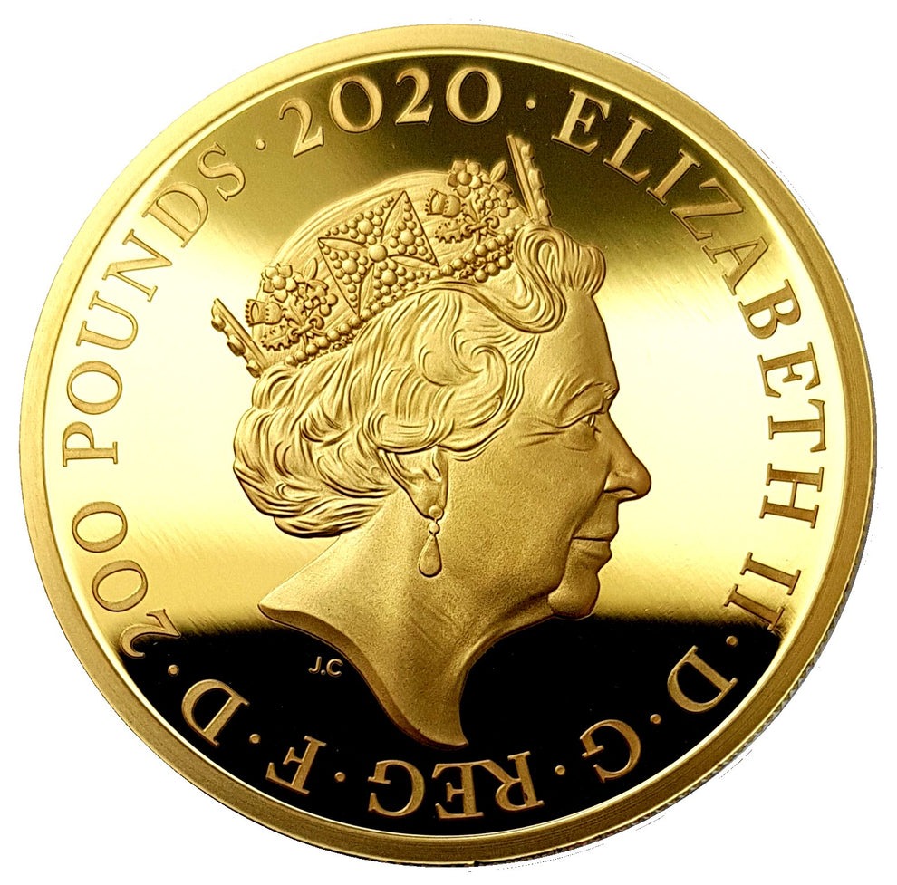 2020 2 oz Music Legends David Bowie Gold Proof Coin - Image 2