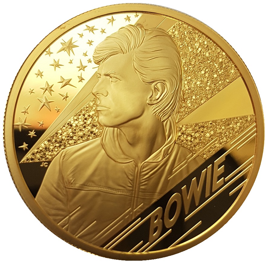 2020 1 Kilo Proof Music Legends David Bowie Gold Coin (Box / COA) - Image 4