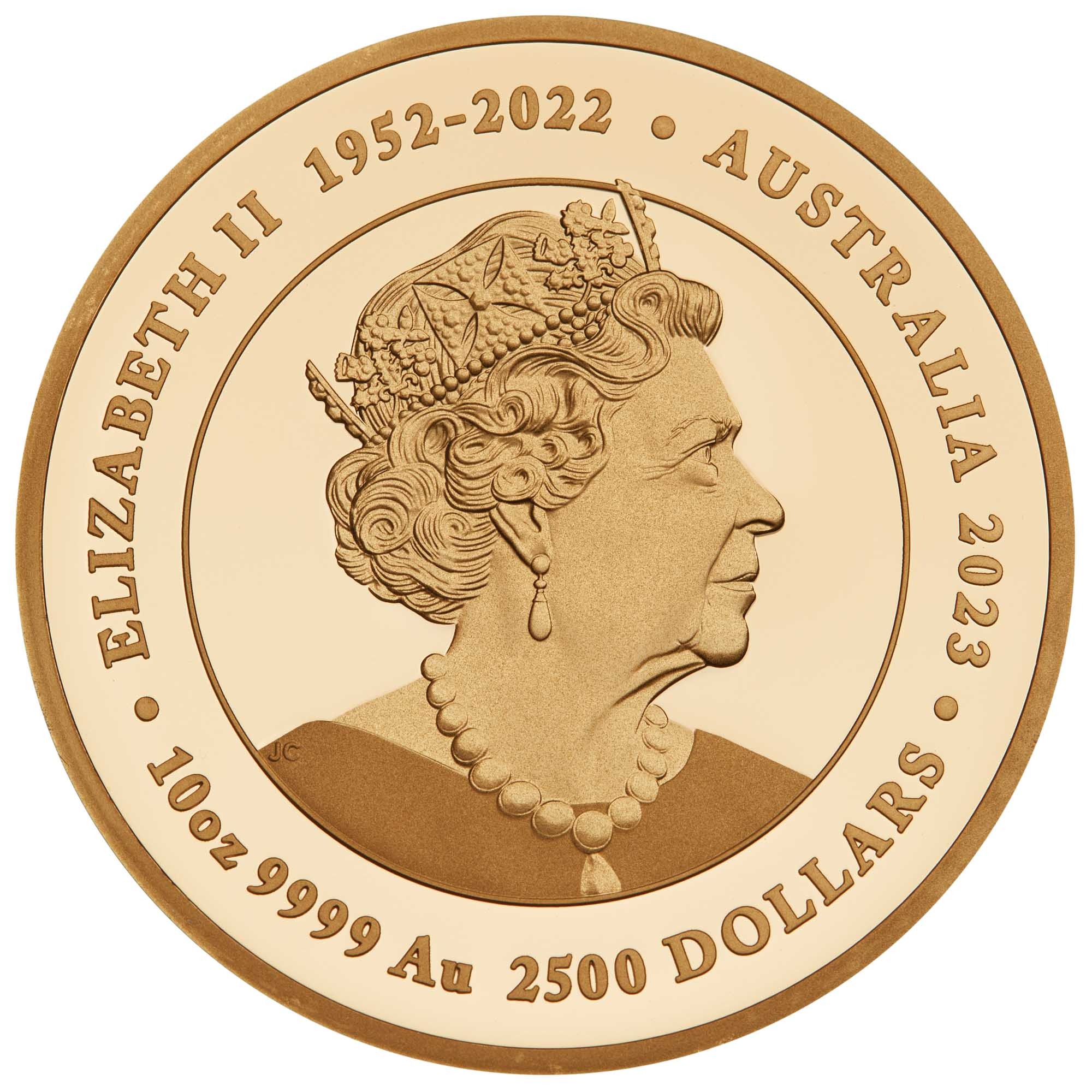 2023 10 oz Proof Jewelled Snake Gold Coin - Image 5