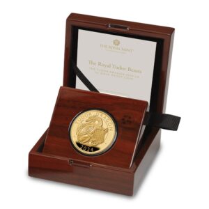 2024 1 oz Proof British Gold Tudor Beasts The Tudor Dragon Coin (Box + CoA)
