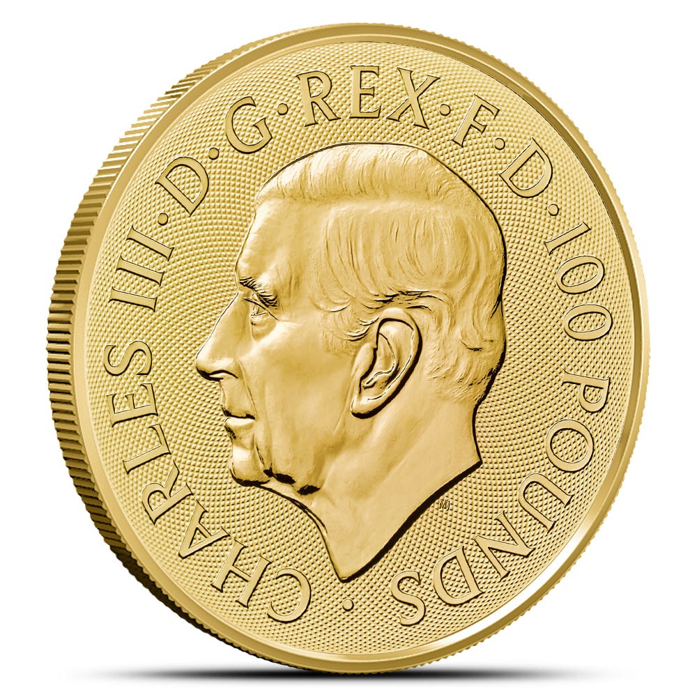 2025 1 oz British Gold St George and the Dragon Coin (BU) - Image 2
