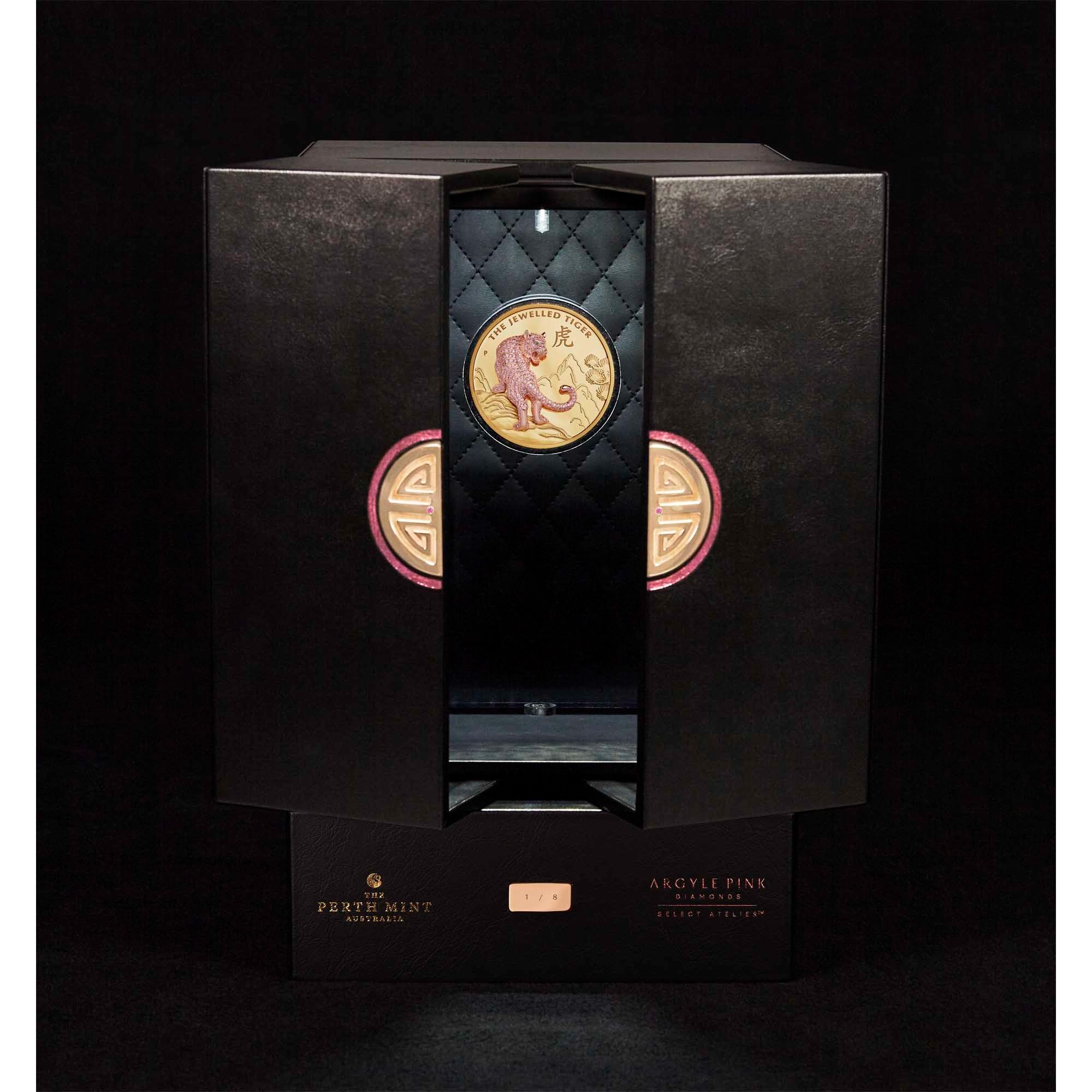 2020 10 oz Proof Jewelled Tiger Gold Coin - Image 9